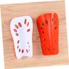 BESPORTBLE Lightweight Breathable Shin Guards for Soccer Adult Calf Protective Gear for Men and Women Fit with Impact Absorption Easy to Clean Red view 3