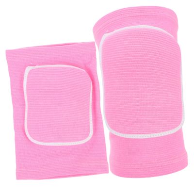 NAMOARLY Thick Sponge Elastic Knee Brace for Women and Children, Pink Pair