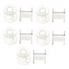 Amagogo 10Pcs Fly Tying Bobbin Spools Standard Size Thread Spool Supplies Empty Bobbin Spools Fly Tying Accessory for Fishing Adult, Clear 2.5cmx2.8cm view 1