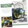 KOMBIUDA Stainless Steel Camping Kettle Portable Stovetop Pot Hot Water Kettle for Outdoor Cooking Campfire Tea Pot view 3