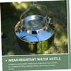 KOMBIUDA Stainless Steel Camping Kettle Portable Stovetop Pot Hot Water Kettle for Outdoor Cooking Campfire Tea Pot view 4