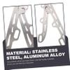 Anneome 1set Skating Blades Replacement for Roller Skating Shoes Metal Construction Easy to Install Fits Includes Edge Plugs view 2