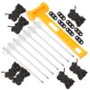 Anneome Tent Accessories Ground Nails Camping Stake Kit for Tarp Beach Tent Outdoor Windproof Easy to Use view 1