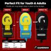 Guardian Baseball Sliding Mitt - Youth and Adult Sizes - Sliding Glove for Baseball - Elastic Compression Strap (Red Neon/Lime) view 4