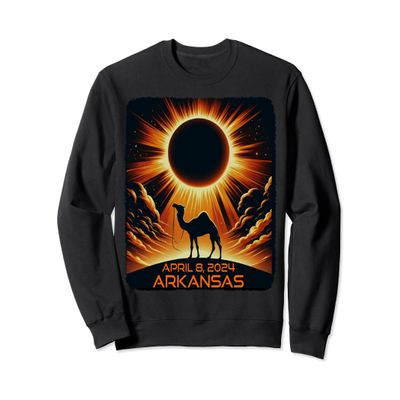 Arkansas Total Solar Eclipse April 8 2024 America Totality Sweatshirt