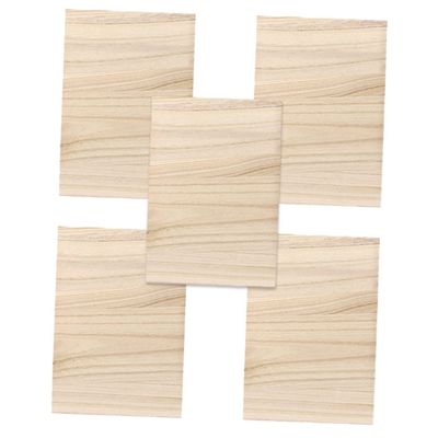 BCOATH 5pcs Taekwondo Breaking Boards Thick Wood Punching Board for Durable Karate Accessory for Martial Arts Practice