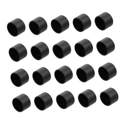 KICHOUSE Professional Table Foosball Machine Caps 20pcs Set Black Easy Install Boys and Girls Sports Toy Accessory