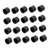 KICHOUSE Professional Table Foosball Machine Caps 20pcs Set Black Easy Install Boys and Girls Sports Toy Accessory