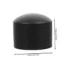 KICHOUSE Professional Table Foosball Machine Caps 20pcs Set Black Easy Install Boys and Girls Sports Toy Accessory view 2