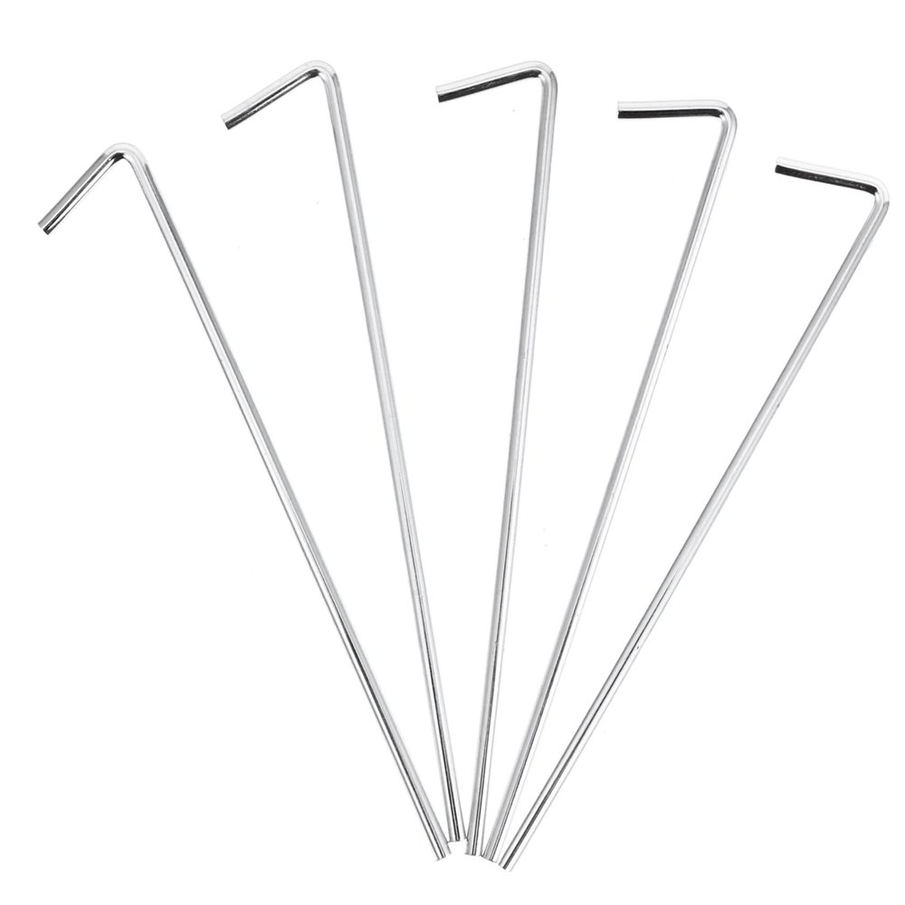 Parliky 20pcs Ground Nails for Tent Anchor Camping Tent Stakes Replacement Curved Hook
