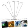 Parliky 20pcs Ground Nails for Tent Anchor Camping Tent Stakes Replacement Curved Hook view 4