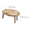 HANABASS Folding Beach Table Outdoor Low Table Camping Picnic Desk Portable Wine Festival Accessory view 3