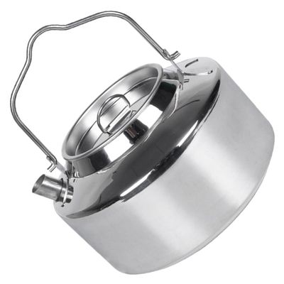 Parliky Camping Kitchen Accessory Portable Stainless Steel Kettle Outdoor Tea Pot