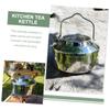 Parliky Camping Kitchen Accessory Portable Stainless Steel Kettle Outdoor Tea Pot view 4