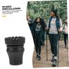 KICHOUSE 3pcs Skid Trekking Pole Foot Covers Non- Crutch Protectors for Enhanced Stability Soft Ground Easy to Install Trekking Accessories Inner Diameter view 3