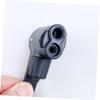 KOMBIUDA 2pc Tire Inflator Connector Dual-Purpose Air Pump Adaptor for French and Easy to Use Black Nozzles for and Inflatables view 3