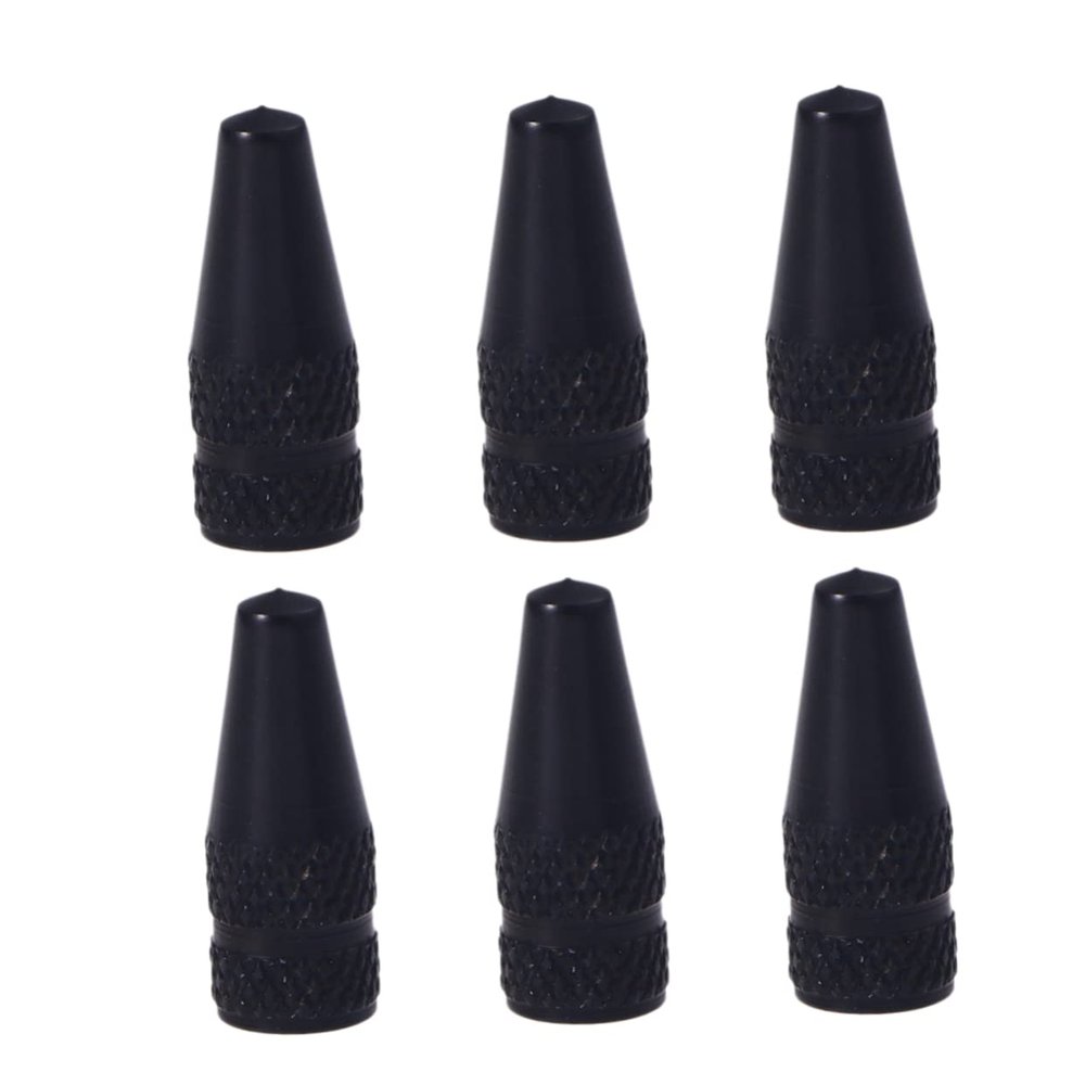 BIUDECO 12pcs Bicycle Valve Caps French Design Aluminum Alloy Cycle Tire Caps Easy Install Protects Bike Tires
