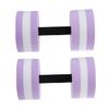 Parliky 2pcs Water Dumbbells for Aquatic Exercise Eva Barbells Purple for Pool Workouts Resistance Training Water Aerobics and Fitness view 4