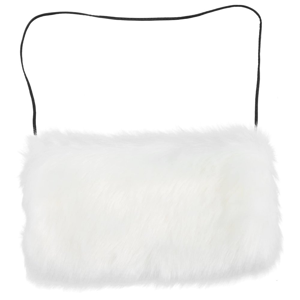 TOVINANNA Portable Arm Warmer Muff with Artificial Fur for Women Winter Hand Warmer Pouch for Cold Weather Elegant Design for Parties and Weddings Great