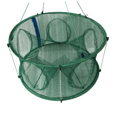 BESPORTBLE Mesh Trap Net for Fishing Portable Landing Net Shrimp Cage 50cm Struts Easy to Fold and Carry