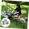 Parliky Camping Cookware Stainless Steel Pot Kit Barbecue Cooking Equipment Compact Picnic Cooking view 4
