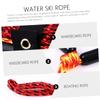 Gogogmee 1-Section Wakeboard Rope for Skiing and Boating Black Handle Durable Nylon Bright High Abrasion and Uv Resistance Random Color view 4