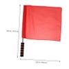5pcs Referee Signal Flags Bright Hand Waving Flags for Traffic Warning and Sports Cheer Lightweight Outdoor Games and Racing Events view 3