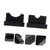 HANABASS 2pcs Baseball Bat Display Holders Sturdy Stands for Home Storage Showcase Construction for Sports Collectors and Memorabilia Display view 3