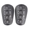 DYNWAVE 2 Pieces Soccer Shin Guards Football Shin Guards Lightweight Shockproof Shin Protection Soccer Equipment for Football Game, Black, S view 1