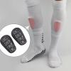 DYNWAVE 2 Pieces Soccer Shin Guards Football Shin Guards Lightweight Shockproof Shin Protection Soccer Equipment for Football Game, Black, S view 4