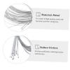 Happyyami 20pc Sleeve for Bike Brake Shifting Cable Kit Ptfe Material Reduces Friction Compatible for Internal External Wiring view 3