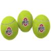 ShopInstaPets 3 Pack Tennis Balls | Officially Licensed | Great for Dogs & Tennis Players (Ohio State Buckeyes) view 1