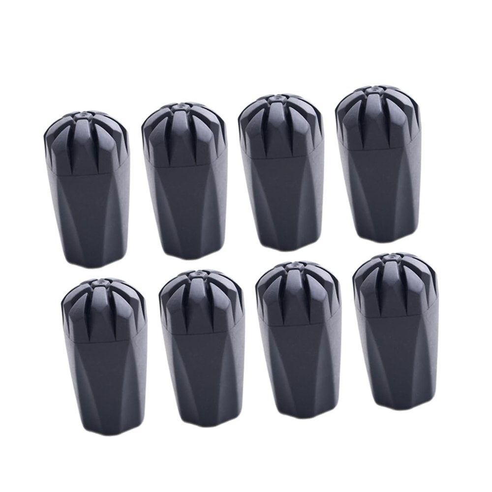 BESPORTBLE 8pcs Tips for Trekking Poles Replacement for Hiking Sticks Non- Lightweight Accessories for Outdoor Use Compatible Walking Canes