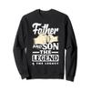 Father And Son Fathers Day Sweatshirt view 1
