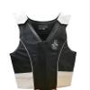 EPT Leather Bull Riding Vest - Black & White Leather EPT Brand - Child Youth Sizes (Child Youth Medium) view 1