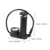 Happyyami Floor Pumps Inflator High-Pressure Foot Pump USA French Valve Kit Lightweight and Portable view 2