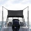Oceansouth T-Top Extension/Sun Shade/Telescopic Stailness Steel Support Poles - White (Size 14 - Length 10.5' x Width 9.5') Shades Sun Shade Canvas Boat Bulk Fishing Accessories Covers Patio Tent view 4