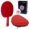 Counterstrike Omega Wolf Paddle Bundle (Includes Hard Case & 6 Balls) | Ping Pong Paddle | Offensive Table Tennis Paddle | ITTF Approved | Ping Pong Set (Red Paddle Hard Case) view 1