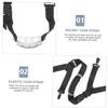 LIFKICH 2Pcs Adjustable Hard Hat Chin Strap Bands Helmet Straps Replacement Safety Helmet Accessory with Plastic and Nylon Material for Tactical and Construction Head Protection view 2