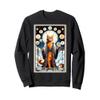 Orange The Ginger Cat Tarot Card Cat Sweatshirt view 1