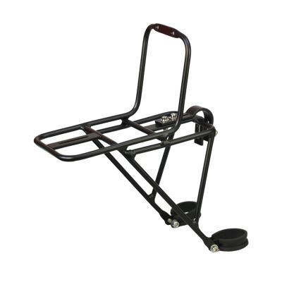 kowaku Bike Front Carrier Rack Cargo Pannier Lightweight Accessories Metal Bag Luggage Shelf Bicycle Front Rack for Cycling Riding, Disc Brake