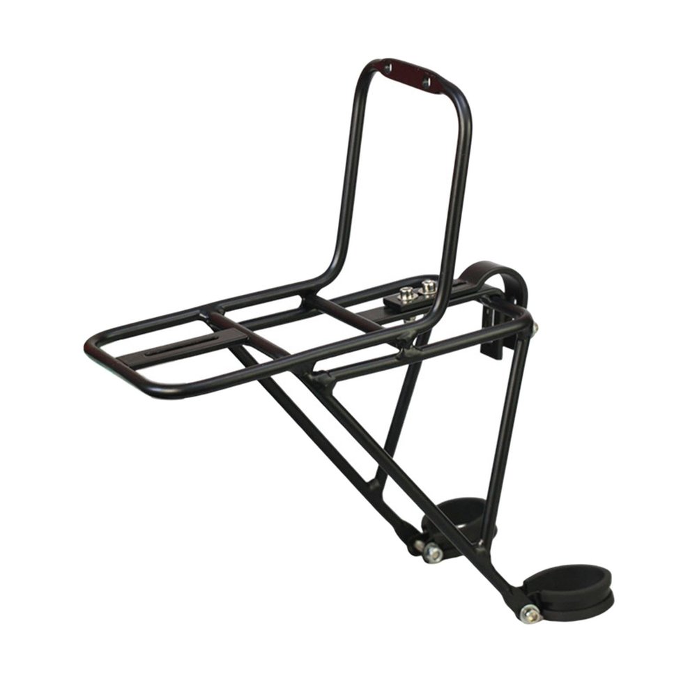 kowaku Bike Front Carrier Rack Cargo Pannier Lightweight Accessories Metal Bag Luggage Shelf Bicycle Front Rack for Cycling Riding, Disc Brake