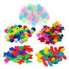 Anneome 170pcs Bike Lights Clip Wheel Beads Decorations Flex Clips Reflectors Bike Light Beads view 1