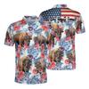 Bison Polo Golf Shirts for Men Women - 4 of July Polo Shirts Short Sleeve Mens Polo Shirts Dry Fit Serie 60 Size 3XL view 2