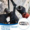 HERCHR 15kN Climbing Ascender Sling Pedal Riser Outdoor Mountaineering Rock Climbing Sling Foot Loop Ascender Belt Rope Safety Protection Device Accessories for Aerial Work, Caving, Rescue view 3