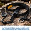 HERCHR 15kN Climbing Ascender Sling Pedal Riser Outdoor Mountaineering Rock Climbing Sling Foot Loop Ascender Belt Rope Safety Protection Device Accessories for Aerial Work, Caving, Rescue view 4