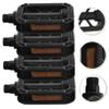 Anneome 2pairs Boys and Girls Bike Pedal Replacement Accessories Skid Cycling Pedals for Safety and Comfort Suitable for Boy Girl s and Tricycles Black view 2