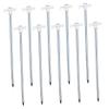 Anneome 10pcs Heavy Duty Ground Nails Lengthened Tent Stakes for Secure Outdoor Camping Wind Resistant Easy Installation for Tents and Canopies view 1