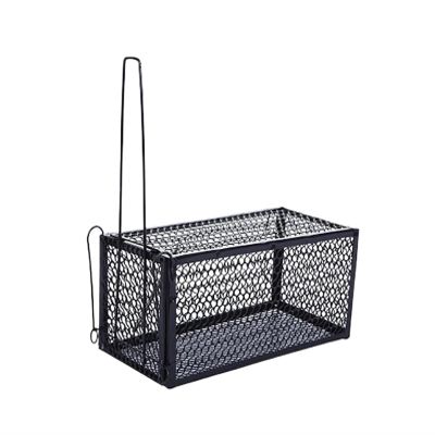 Metal Reusable Mousetrap Smart Self-Locking Mousetrap Safe and Secure Iron Mesh Household Mousetrap Metal Indoor and Outdoor Mousetrap