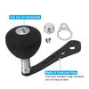 PATIKIL Baitcasting Power Handle, Aluminum Alloy Fishing Reel Handle EVA Knob Grip Replacement for Rocker Arm Accessories, Black view 4